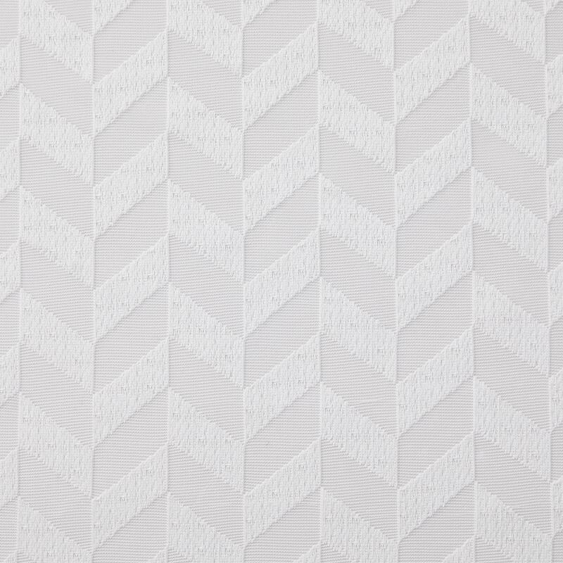 HLC.me Herringbone Lace Sheer Kitchen Cafe Curtain Tiers Swags Valance for Small Windows & Bathroom