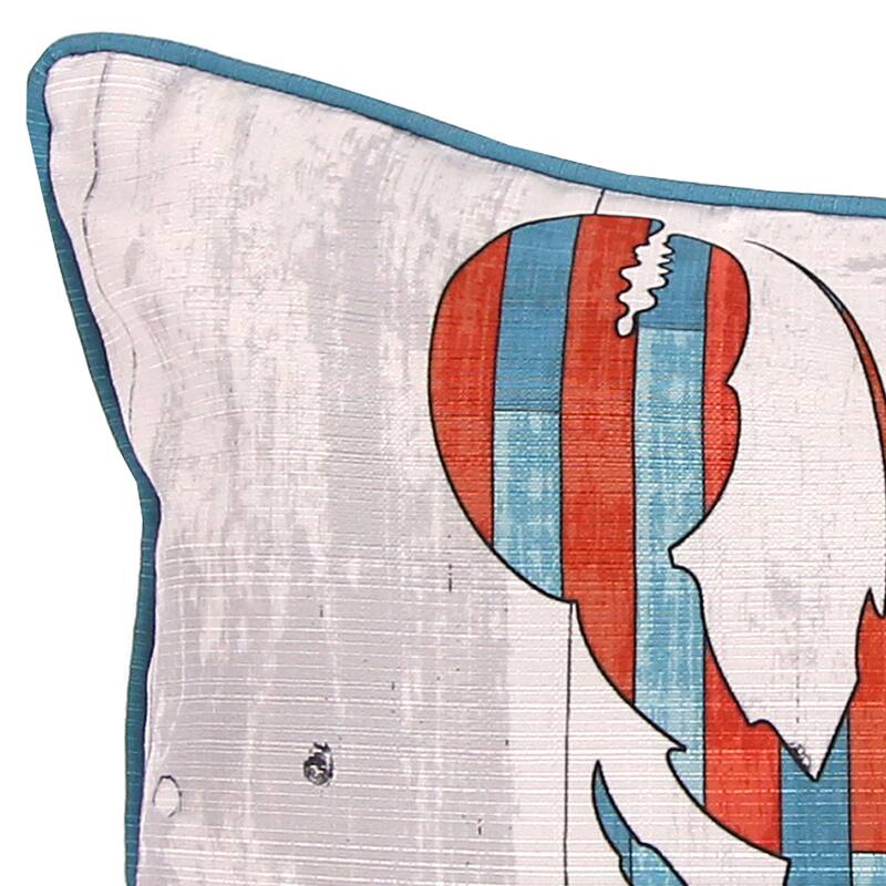 18" x 18" Nautical Indoor Throw Pillow with Welt