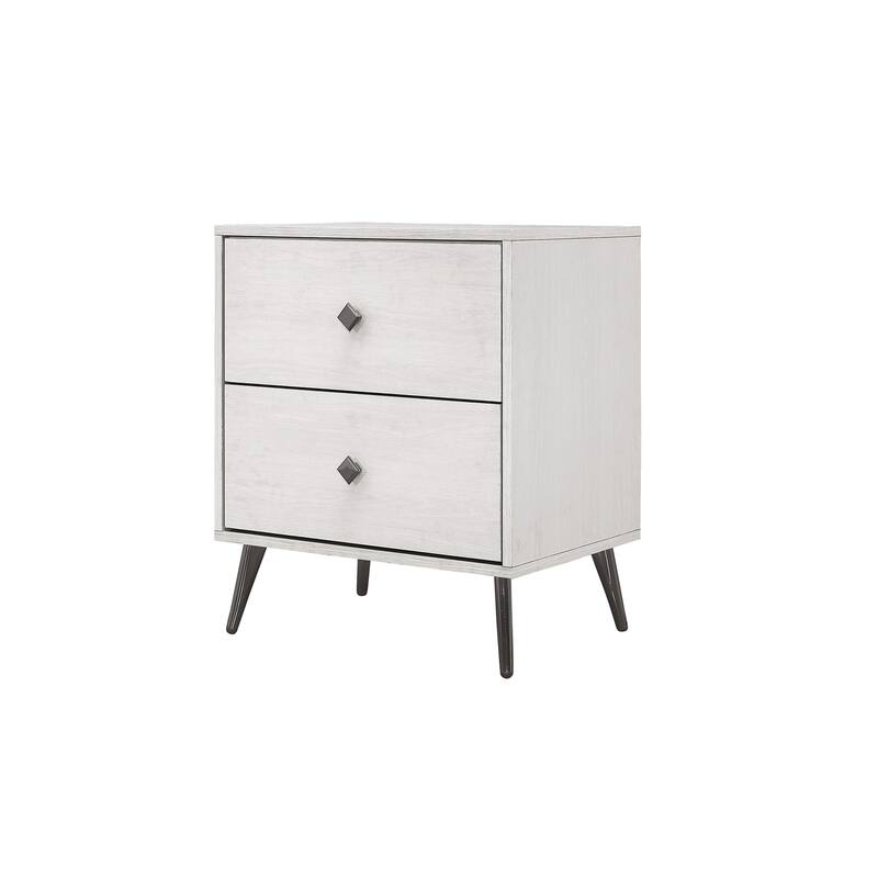 Clayfell Lattice 2 Drawer Nightstand