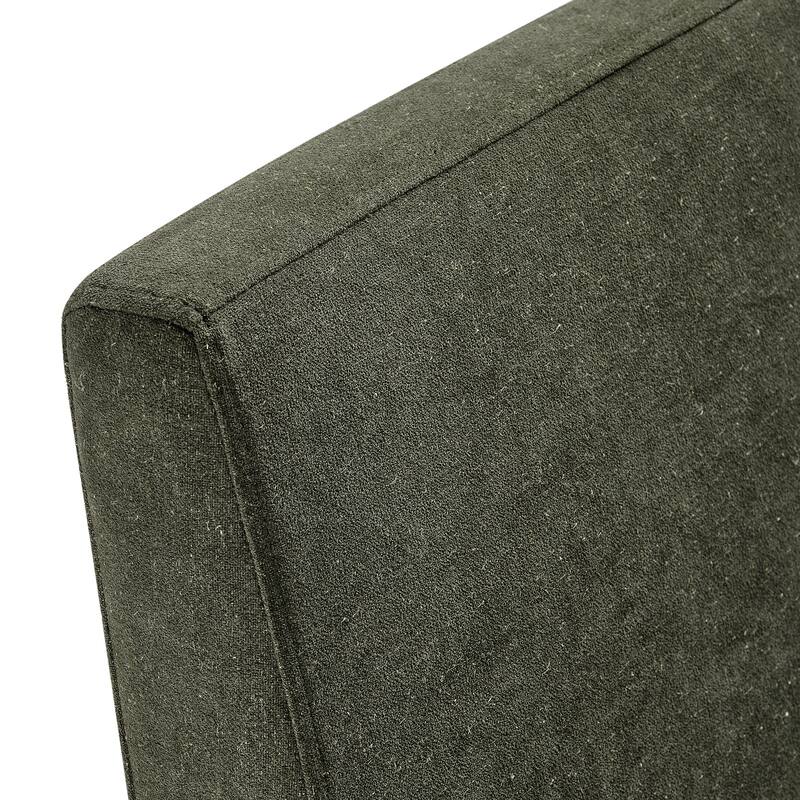 Tessera Upholstered Linen-Blend Slipcovered Dining Chair