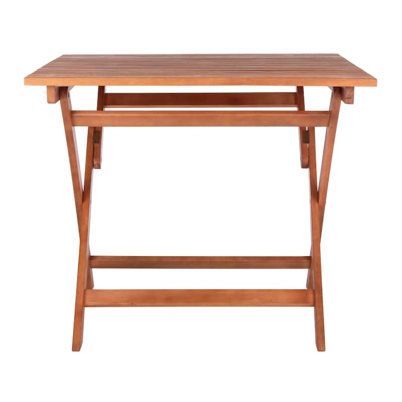 SAFAVIEH Outdoor Living Kresler Folding Table - 35"W x 35"D x 30"H