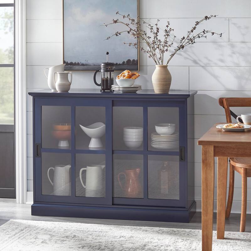 Lifestorey Padova Cabinet - Indigo Blue
