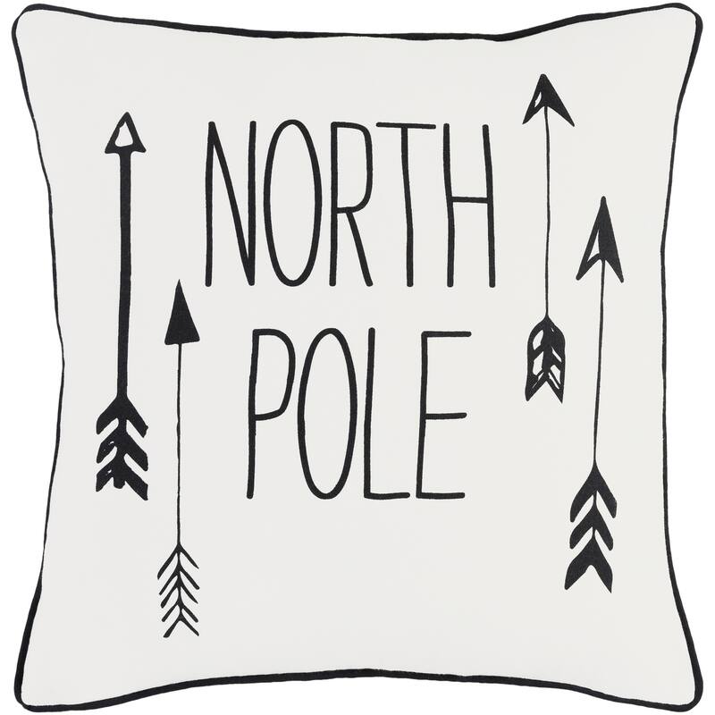 Artistic Weavers Aquilonem North Pole Holiday 18-inch Throw Pillow or Pillow Cover