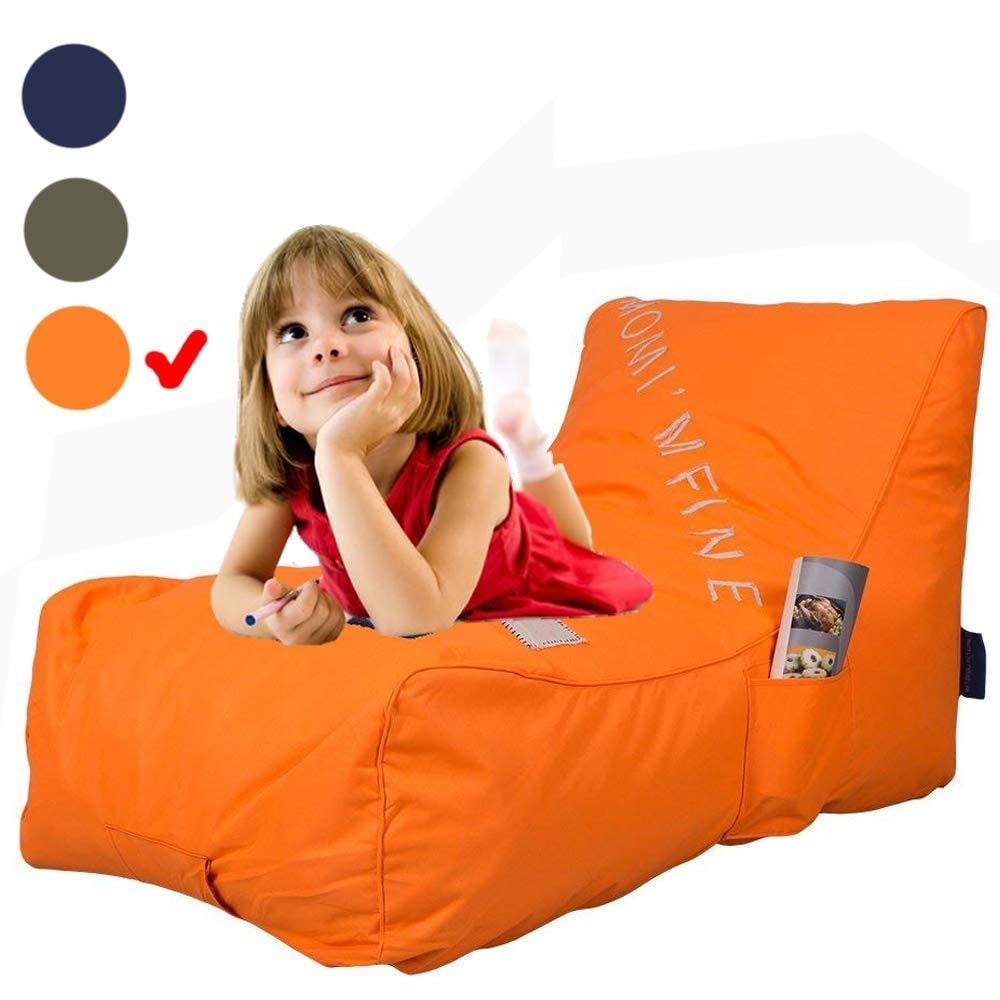 Orange top kids chair
