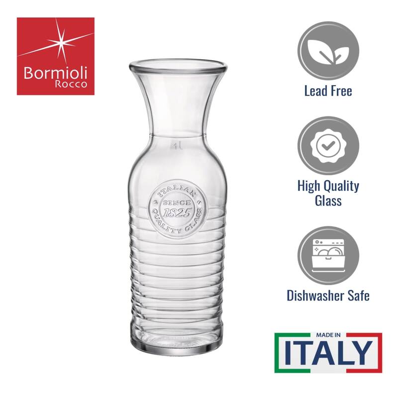 Bormioli Rocco Officina 1825 33.75oz Glass Carafe
