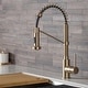 preview thumbnail 139 of 158, Kraus Bolden 2-Function 1-Handle Commercial Pulldown Kitchen Faucet KPF-1610 - 18" Height with Dispenser faucet FF-100 - SFACB - Spot Free Antique Champagne Bronze