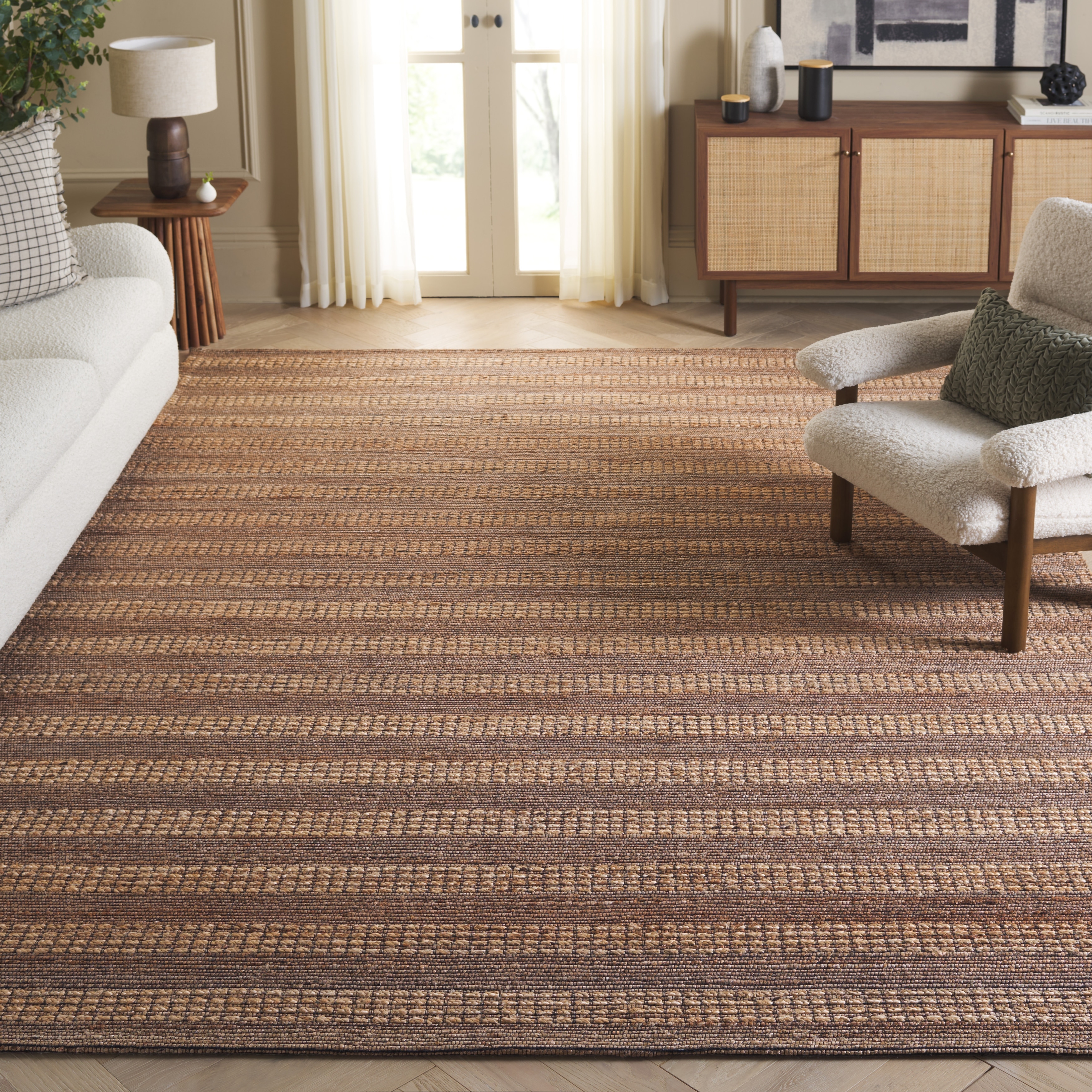 SAFAVIEH Hand-Woven Natural Fiber Machelle Casual Jute Rug