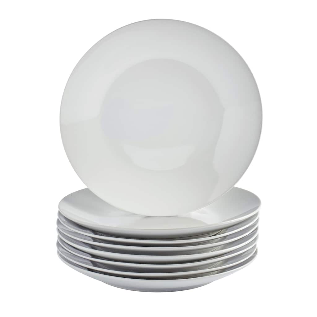 Tabletops Gallery 8pc - 10.5" Round Dinner Plates Value Pack