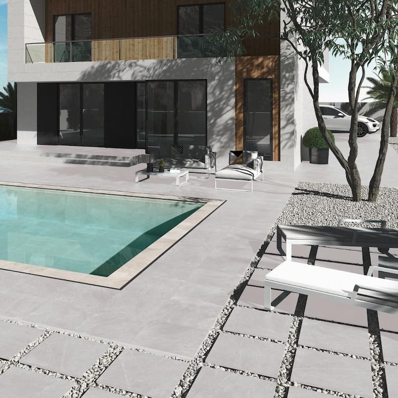 Lane 24x24 Matte Stone Look Porcelain Tile - Floor & Wall - Large Format