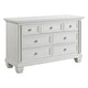 preview thumbnail 3 of 2, Richmond 7 Drawer Dresser Oyster White