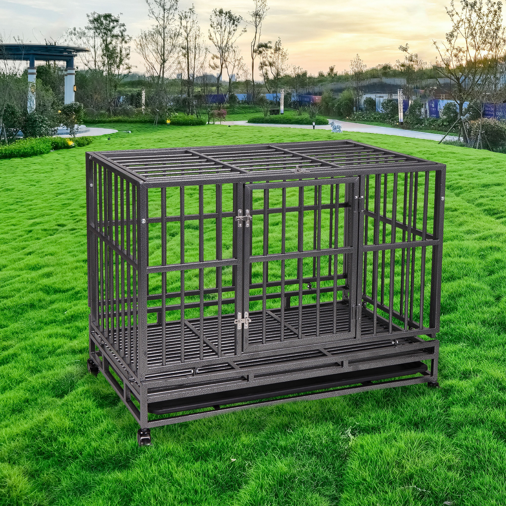 Dog cage black 2025