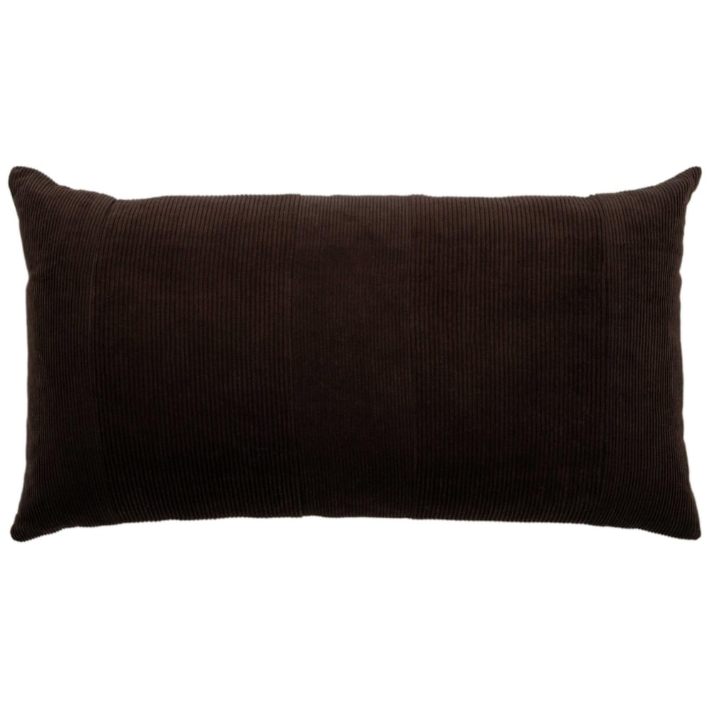 Rizzy Home Solid Color Cotton Velvet Modern Throw Pillow