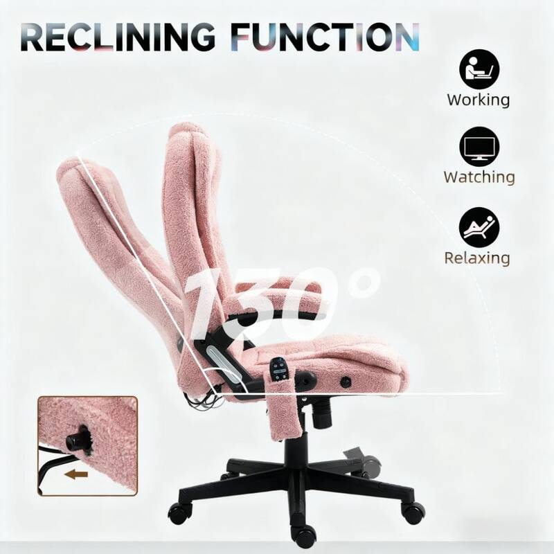 High Back Vibrating Massage Office Chair, Executive Office Chair with Heat, For Home and Office
