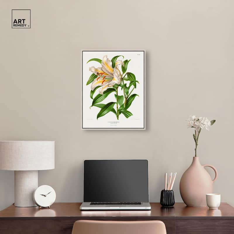 Lilium Speciosum Imperiale Canvas by Art Remedy