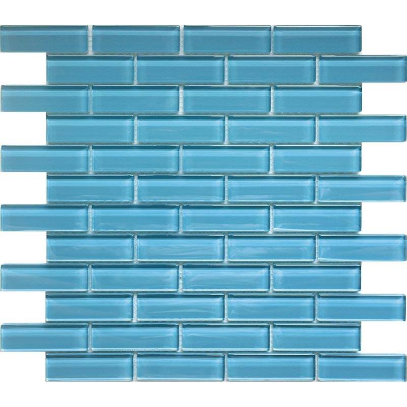 Apollo tile 12" x 12" Colorway Glossy Sapphire Blue Glass Tile (4.92 sq ft/case) - 5 Pack