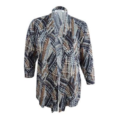 Kasper Women's Patterned Open Cardigan