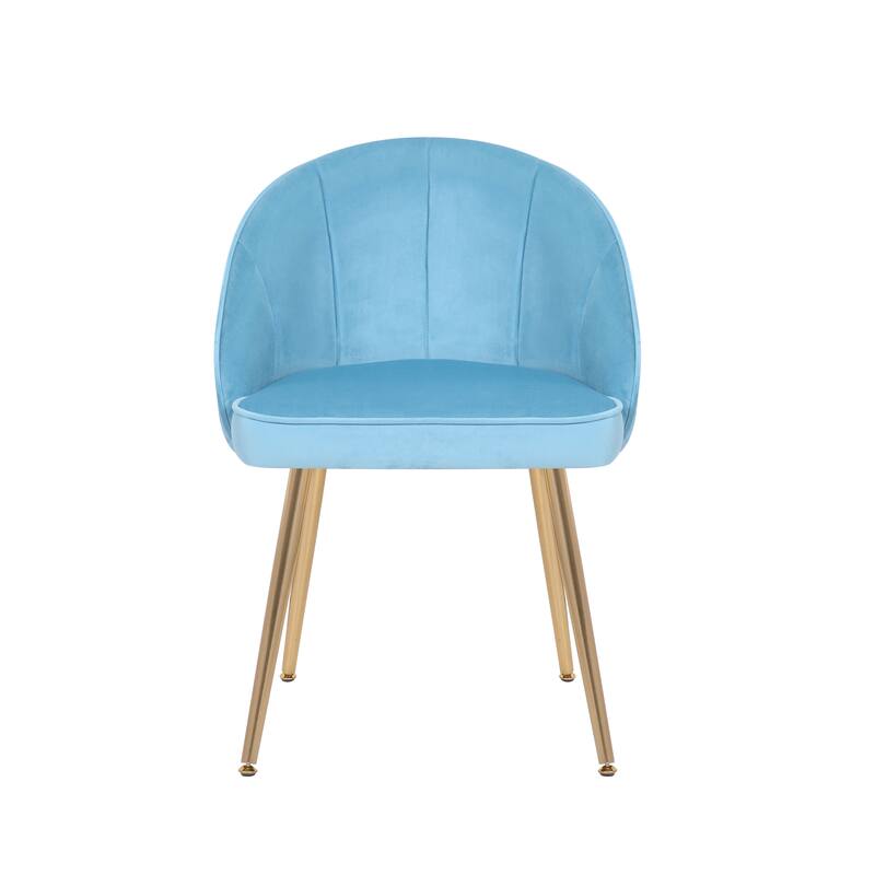 Porthos Home Daija Velvet Dining Chairs with Gold Legs