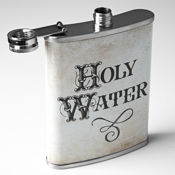Holy Water Stainless Steel 8 oz Liquor Flask - Bed Bath & Beyond