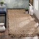 preview thumbnail 5 of 9, SAFAVIEH Handmade Natural Fiber Iqrame Jute Fringe Rug