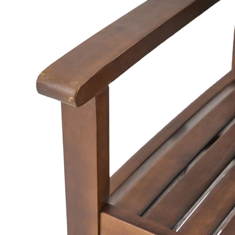 Wilson Outdoor Acacia Wood Dining Chairs (Set of 2) by Christopher Knight Home