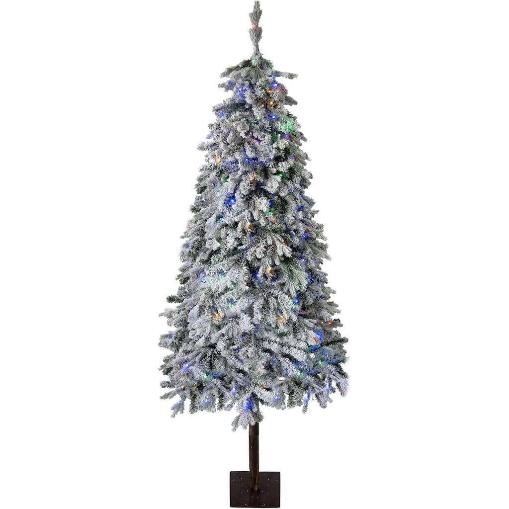 Snow Flocked Xmas Artificial Christmas Tree for Christmas Decor
