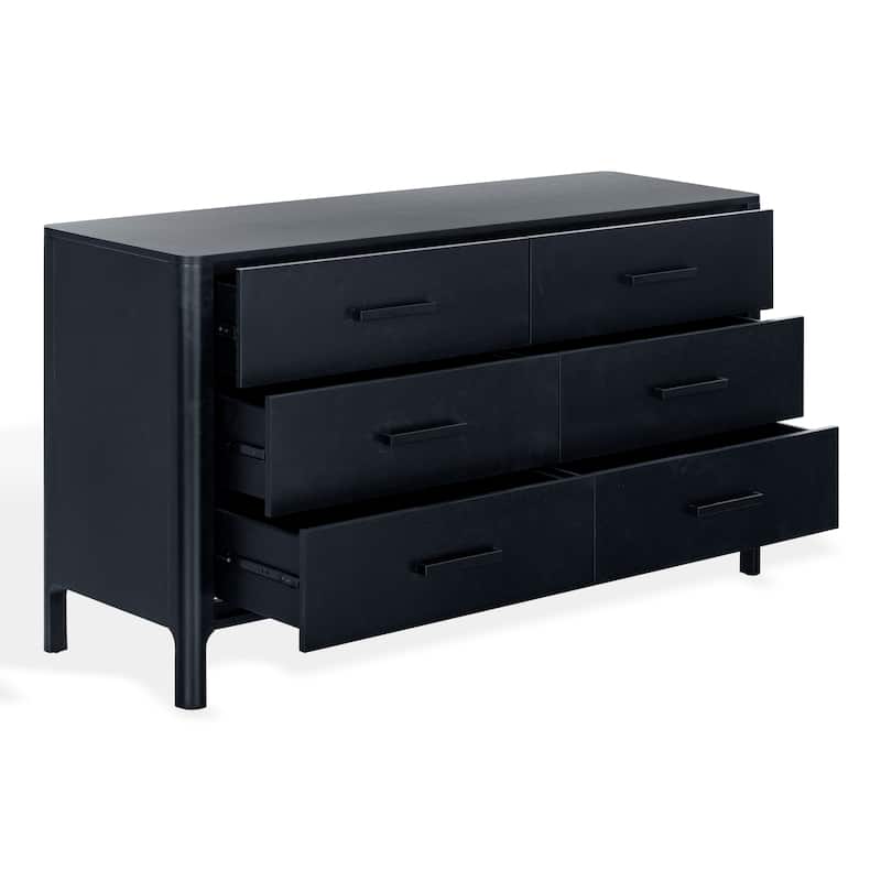 SAFAVIEH Couture Abbiava 6-Drawer Wood Dresser