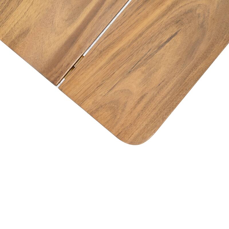 Christopher Knight Home - Rowan 2-Piece Outdoor Acacia Wood Loveseat Set with Woven Rope Accents & Coffee Table