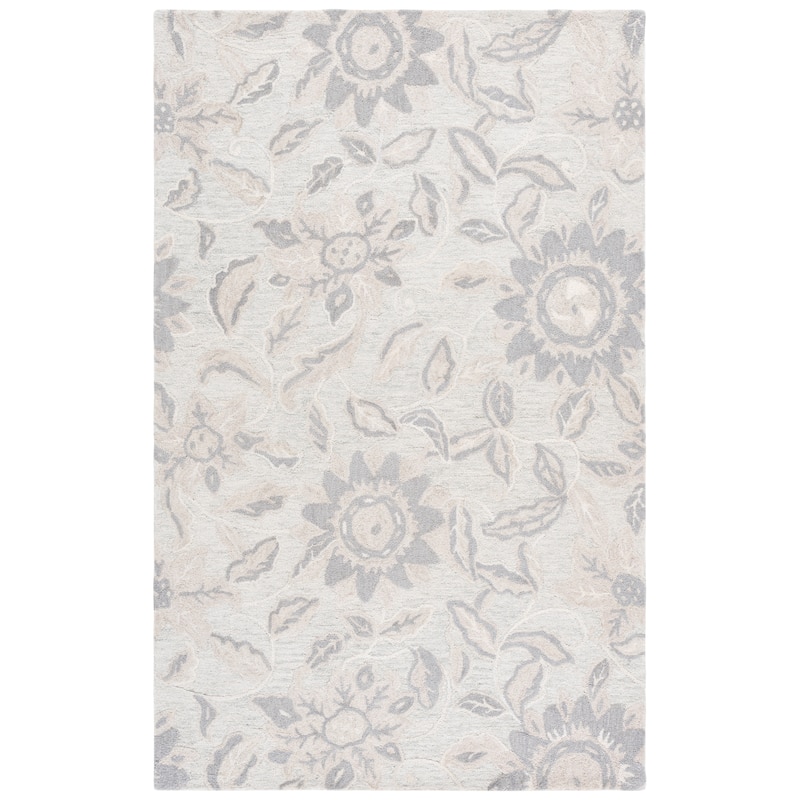 SAFAVIEH Handmade Jardin Jilianna Floral Wool Rug