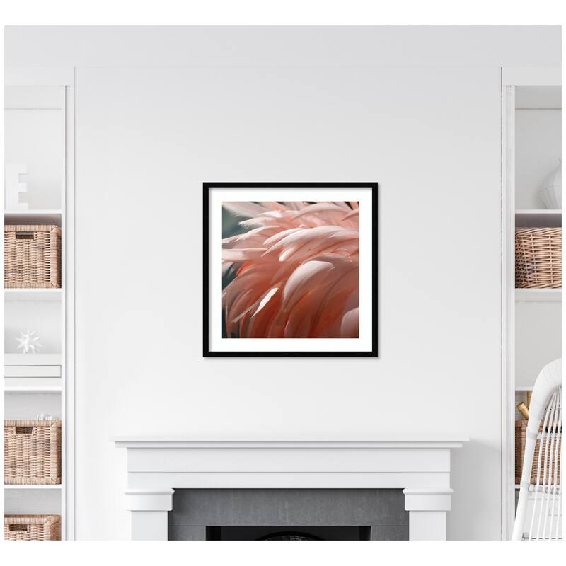 Kate and Laurel Flamingo No. 1 by Alicia Bock Framed Wall Art Print