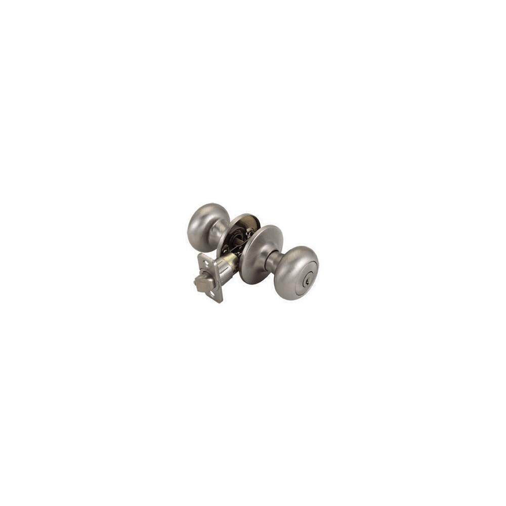 Satin Nickel Design House 741322 Cambridge 2 Way Adjustable Entry