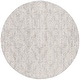preview thumbnail 14 of 24, SAFAVIEH Handmade Ebony Barba Modern Wool Rug 6' Round - Grey/Ivory - Round
