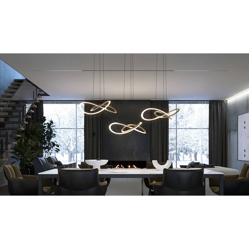 AFX CLSP24LAJUD Celeste 24" Wide Suspension Pendant
