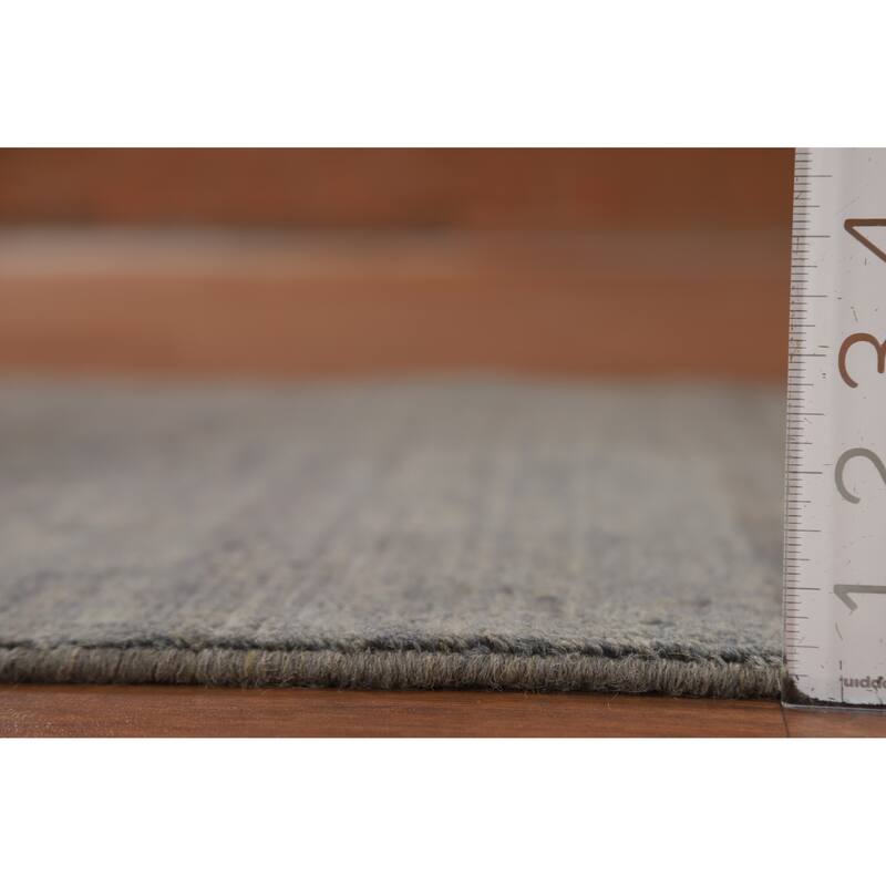 Modern Gabbeh Oriental Rug Hand-Knotted Bedroom Wool Carpet - 2'8"x 4'1"