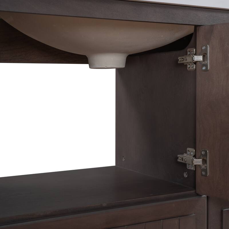36" Bathroom Vanity with Solid Wood Frame