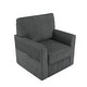preview thumbnail 49 of 54, 360° Swivel Chair Accent Barrel Armchair Swivel Sofa Chair with Side Pockets for Living Room, Bedroom, Office and Hotel