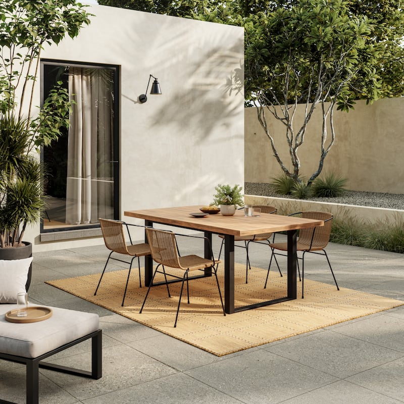 Nourison Horizon Indoor/Outdoor Geometric Area Rug - 5' x 7' - Natural