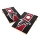 preview thumbnail 1 of 3, Vintage Atlanta Falcons NFL Regulation 2x4 Cornhole Set Include Carry Case