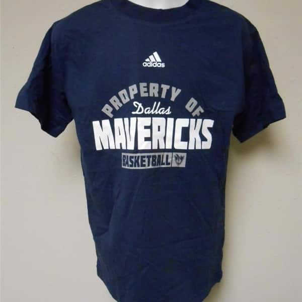 Shop Mended Dallas Mavericks Youth Medium M 10 12 Adidas T Shirt