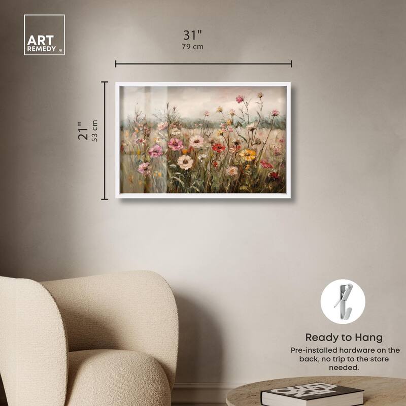 Vintage Blooms I Shadowbox by Art Remedy