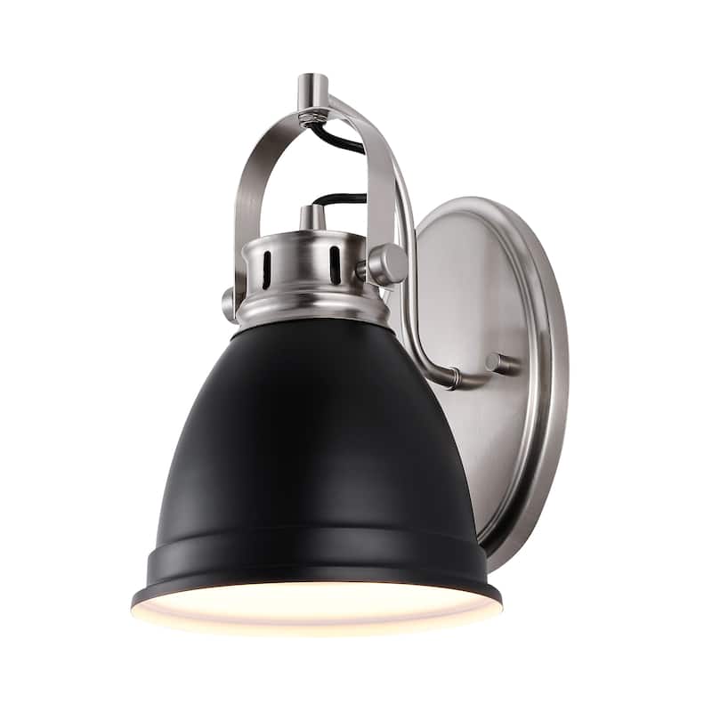 Sydney Farmhouse Bohemian Iron LED Vanity by JONATHAN Y - 1-Light - Black