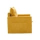preview thumbnail 19 of 47, GALDWIN Chenille Upholstered 360°Degree Swivel Mid Century Modern Arm Chair for Living Room