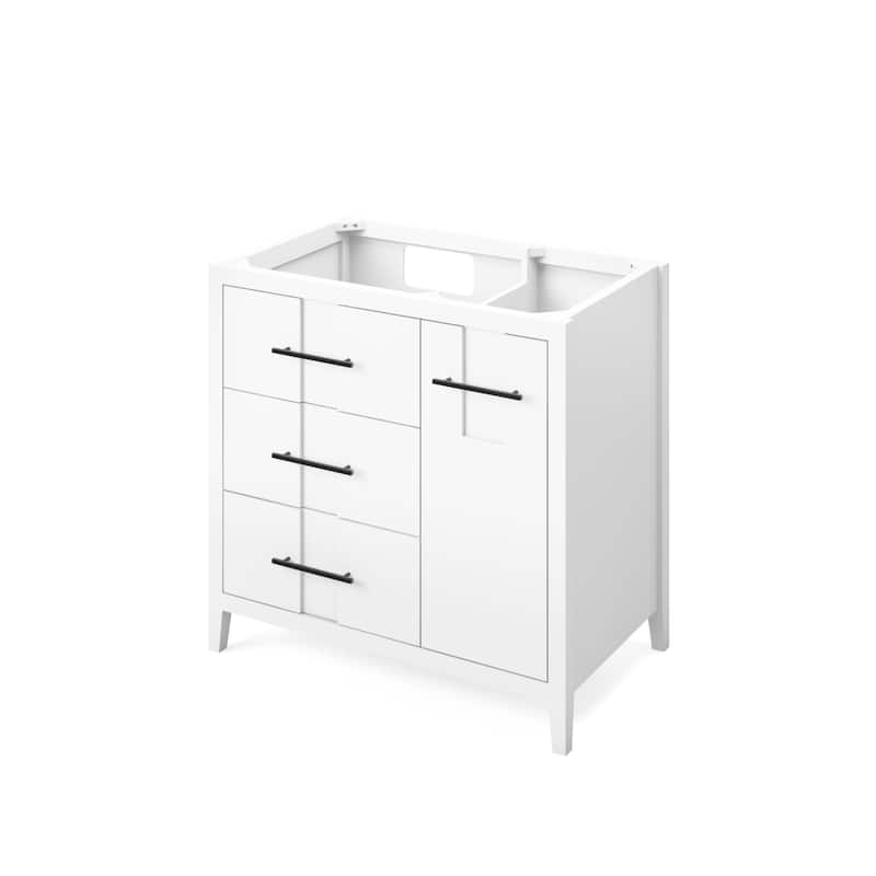 Jeffrey Alexander VN2KAT-36-NT Katara 36" Single Free Standing Vanity - White