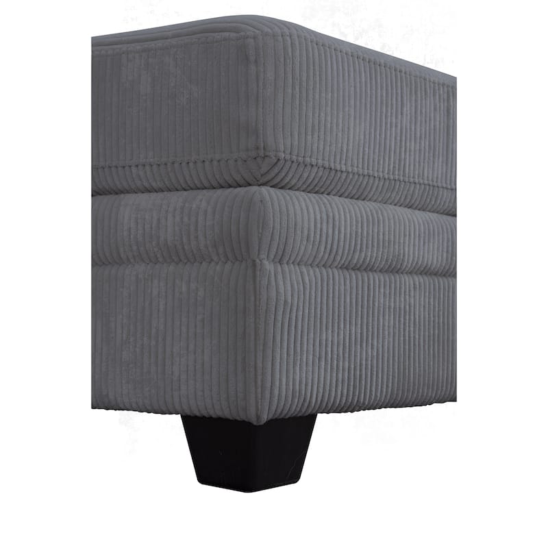 9PCS Corduroy Flexible Combination Sectional Sofa Couch