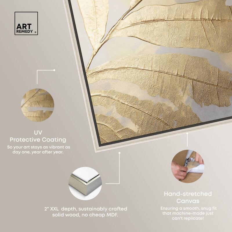 Golden Canopy (I) Canvas by Art Remedy