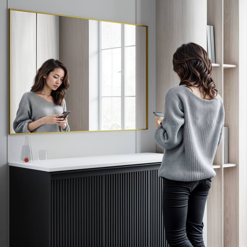 Catton Mirror - Rectangle 32" High