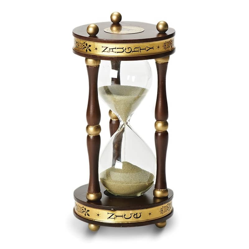 Curata Naughty/Nice Santa Claus Year Hourglass