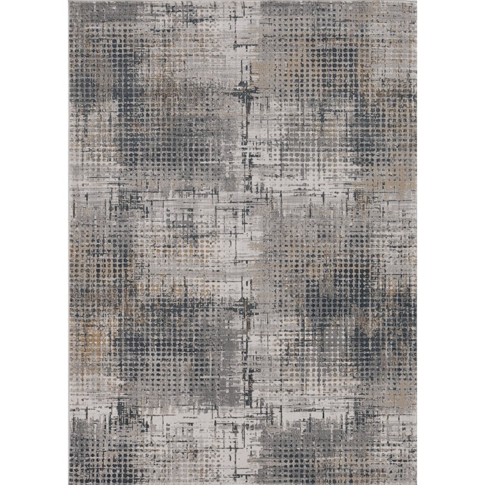 The Gray Barn Spade Industrial Honeycomb Area Rug