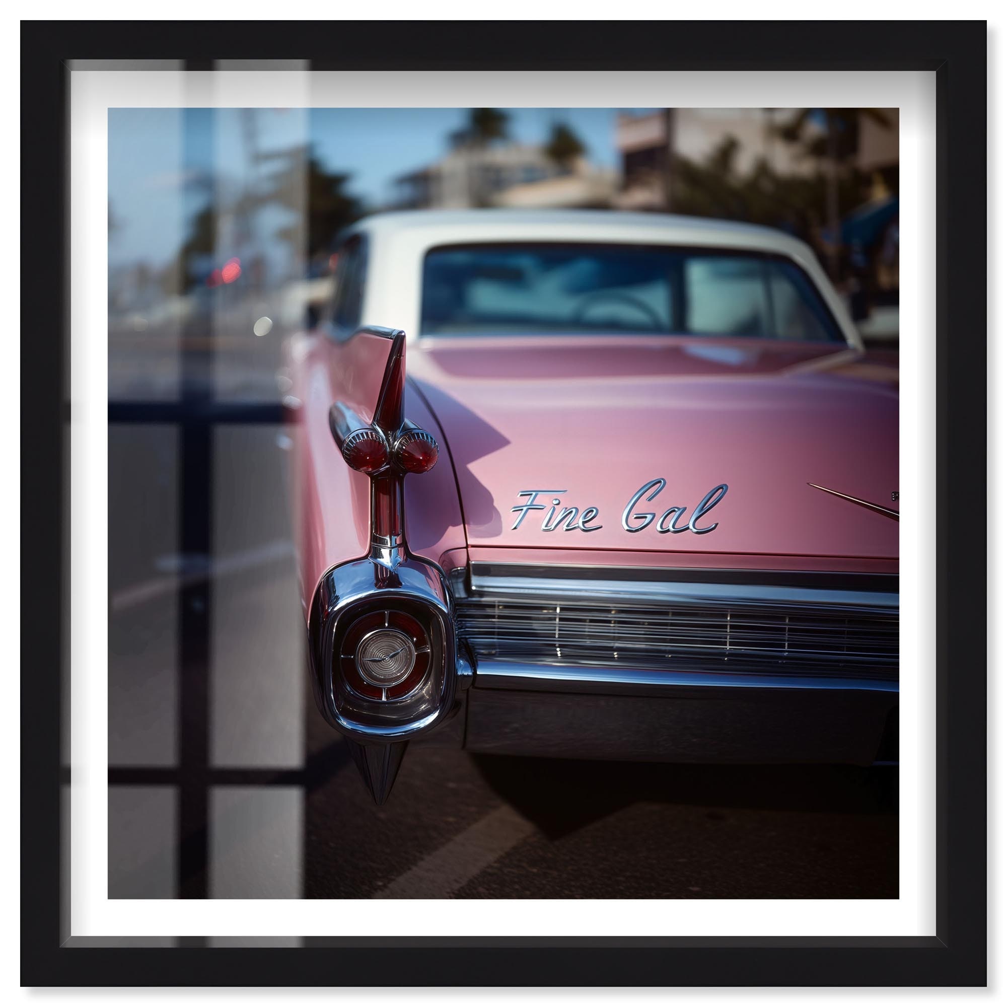 Fine Gal I Glam Wall Art Shadowbox Print by Notoriart