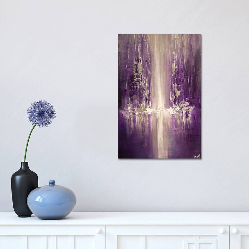 iCanvas "Purple Rain" by Osnat Tzadok Canvas Print - 18x12x1.5