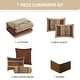 preview thumbnail 75 of 81, Nanshing Daniella 7-Piece Modern Geometric Comforter Set